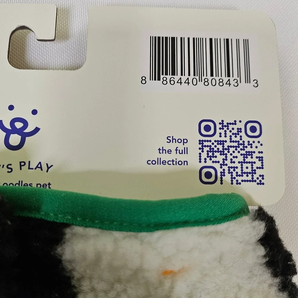 Oodles Dog Apparel Fleece Small Black White Checkered‎ Green Trim 10-18 lbs NEW